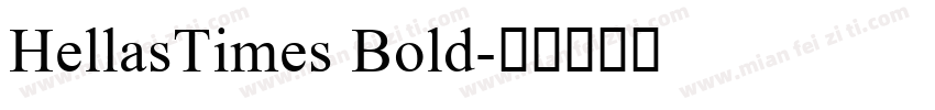 HellasTimes Bold字体转换